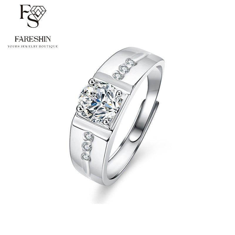 Round Cut Moissanite Classic Ring — 0.5ct, D-color, VVS1, 18K Gold Vermeil