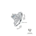 Round Cut Moissanite Classic Ring — 1.0ct, D-color, VVS1, 18K Gold Vermeil