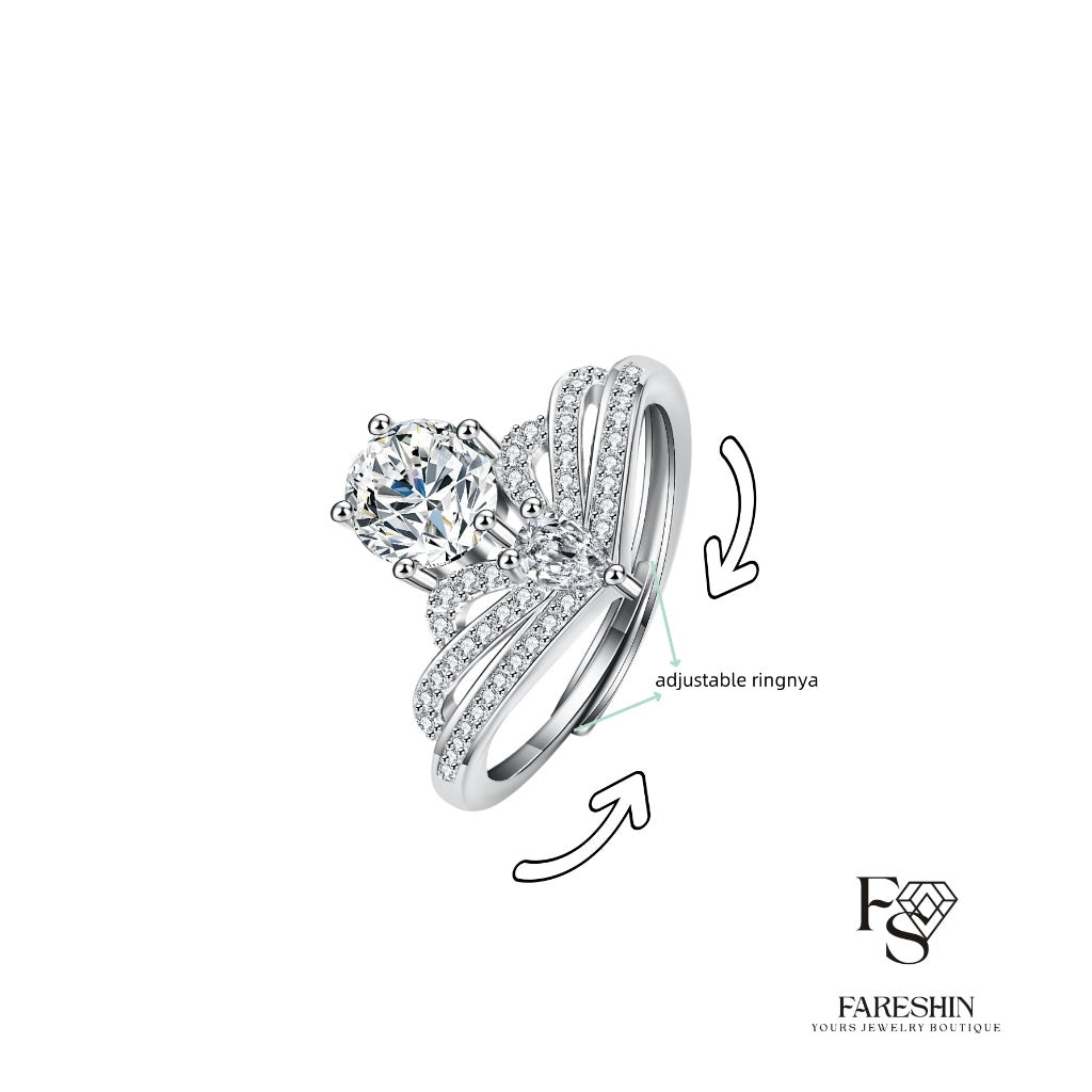 Round Cut Moissanite Classic Ring — 1.0ct, D-color, VVS1, 18K Gold Vermeil