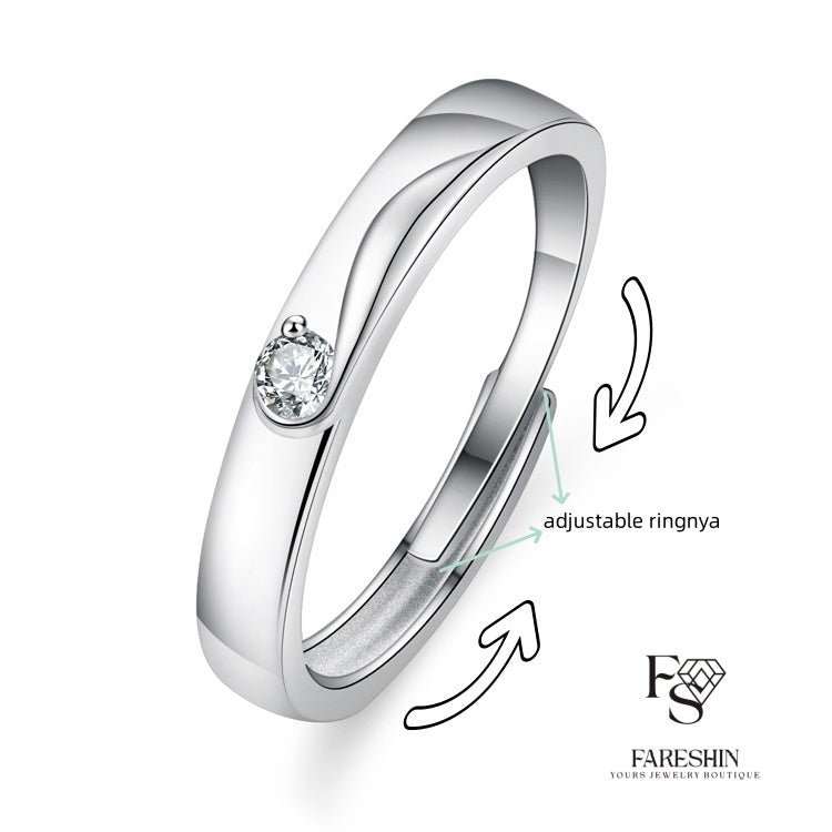 Round Cut Moissanite Classic Ring — 0.5ct, D-color, VVS1, 18K Gold Vermeil