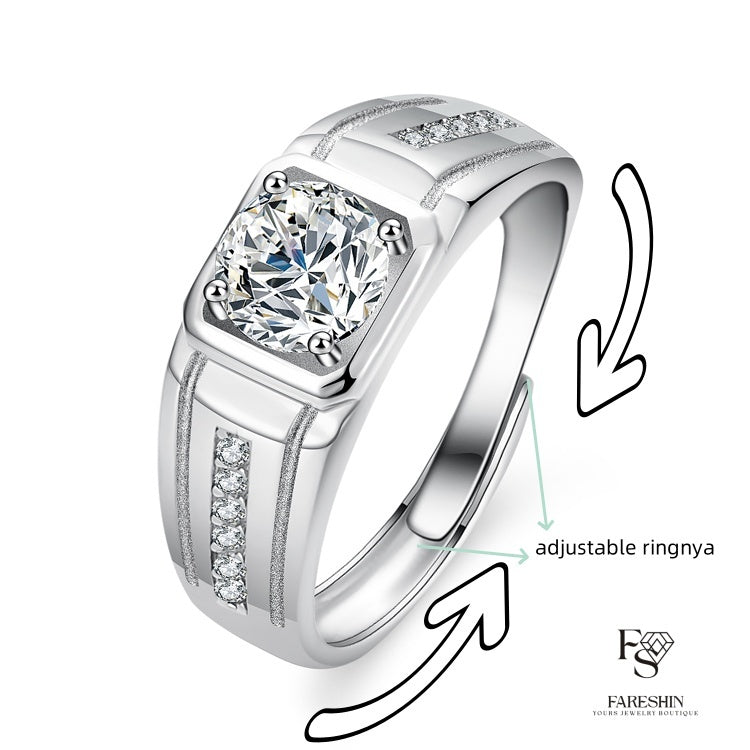 Round Cut Moissanite Classic Ring — 0.5ct, D-color, VVS1, 18K Gold Vermeil