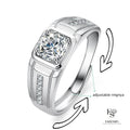 Round Cut Moissanite Classic Ring — 0.5ct, D-color, VVS1, 18K Gold Vermeil