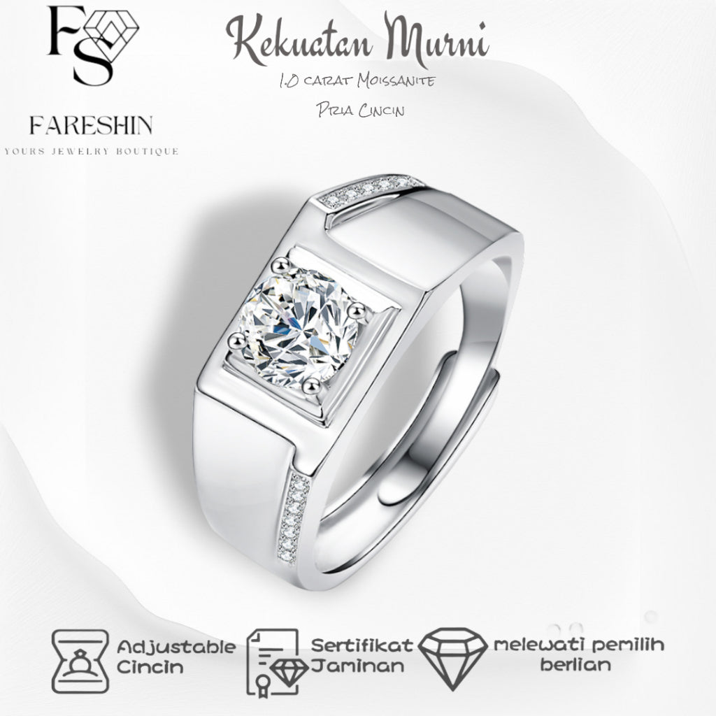 Round Cut Moissanite Classic Ring — 0.5ct, D-color, VVS1, 18K Gold Vermeil