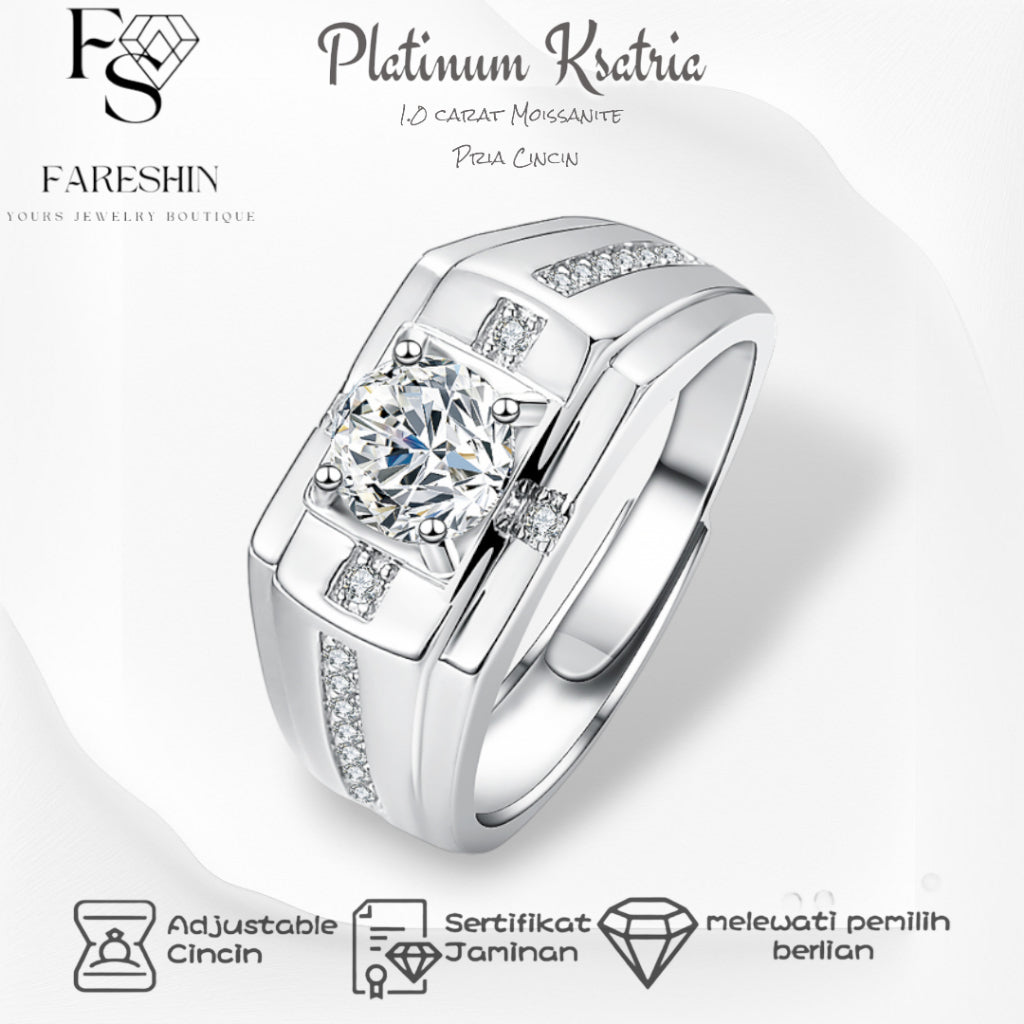 Round Cut Moissanite Classic Ring — 0.5ct, D-color, VVS1, 18K Gold Vermeil