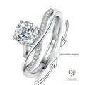 Round Cut Moissanite Classic Ring — 0.5ct, D-color, VVS1, 18K Gold Vermeil