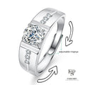 Round Cut Moissanite Classic Ring — 0.5ct, D-color, VVS1, 18K Gold Vermeil