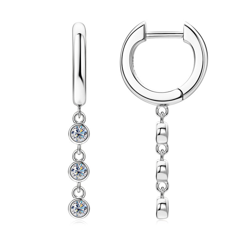 Round Cut Moissanite Classic Ring — 2ct, D-color, VVS1, 925 Sterling Silver