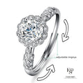 Round Cut Moissanite Classic Ring — 0.5ct, D-color, VVS1, 18K Gold Vermeil
