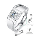 Round Cut Moissanite Classic Ring — 0.5ct, D-color, VVS1, 18K Gold Vermeil