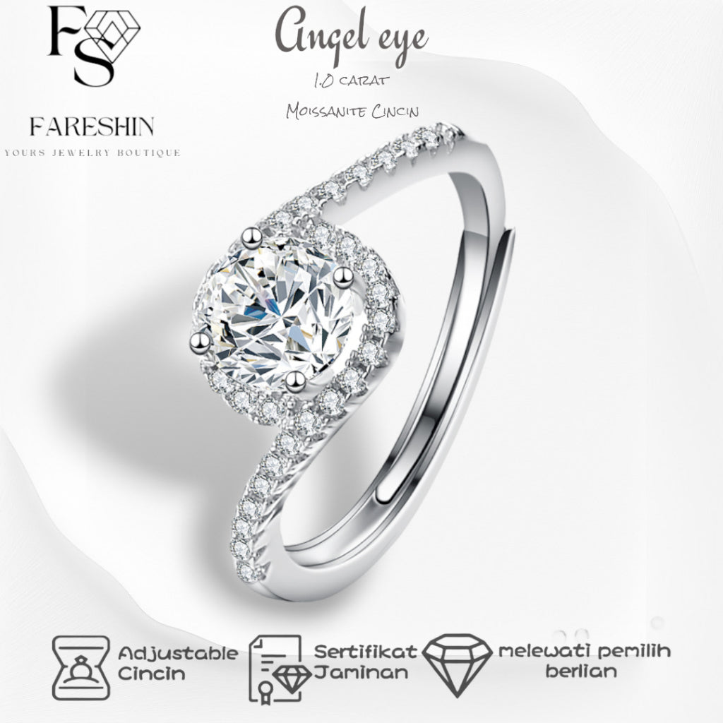 Round Cut Moissanite Classic Ring — 0.5ct, D-color, VVS1, 18K Gold Vermeil