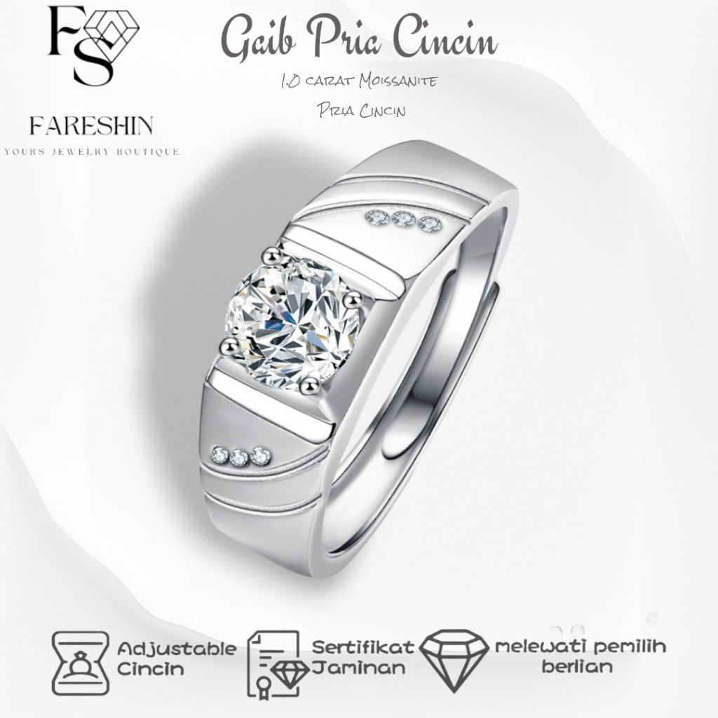 Round Cut Moissanite Classic Ring — 0.5ct, D-color, VVS1, 18K Gold Vermeil