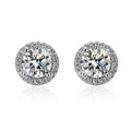 Round Cut Moissanite Star Ring — 0.5ct, D-color, VVS1, 925 Sterling Silver