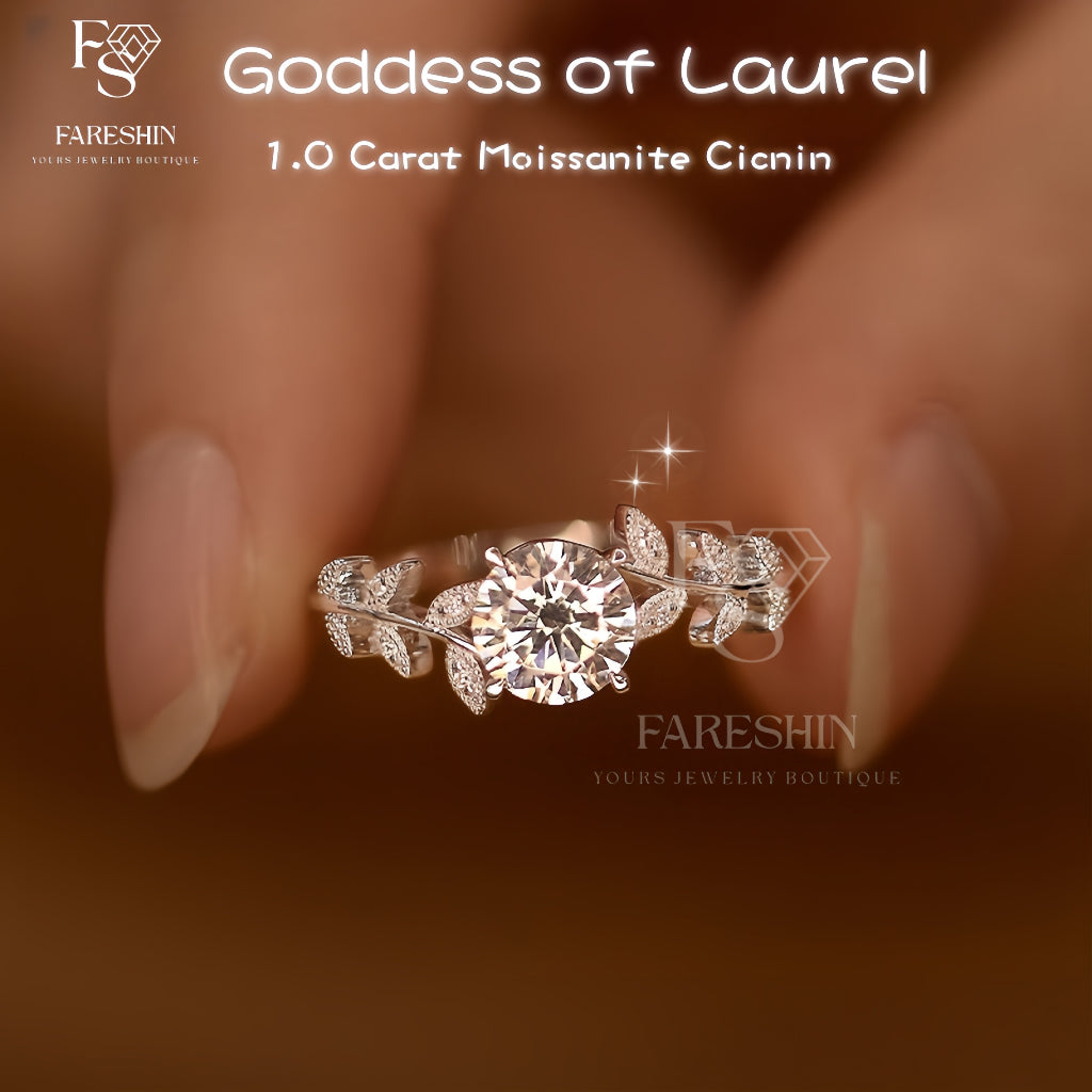 Round Cut Moissanite Classic Ring — 0.5ct, D-color, VVS1, 18K Gold Vermeil