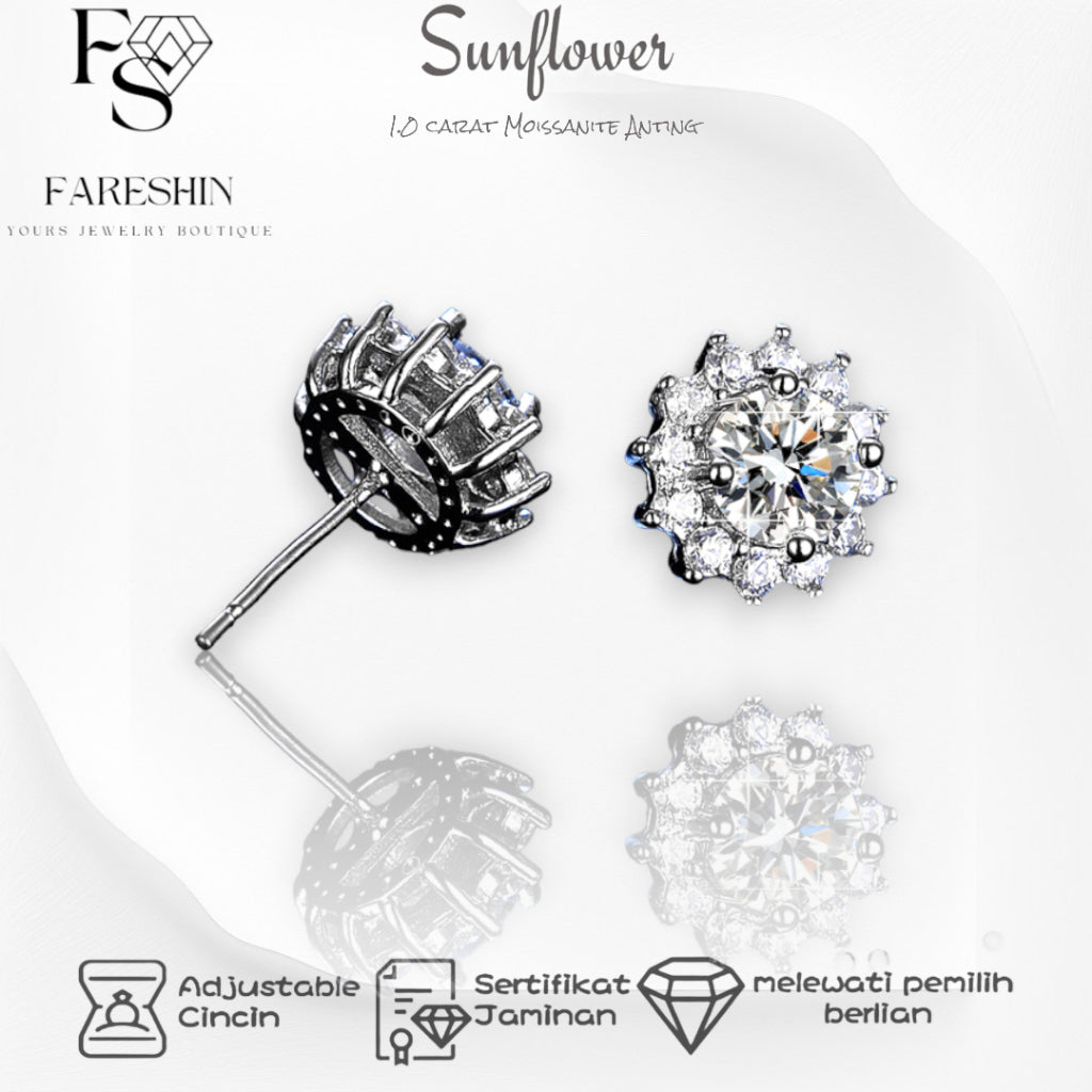 Round Cut Moissanite Classic Ring — 0.5ct, D-color, VVS1, 925 Sterling Silver