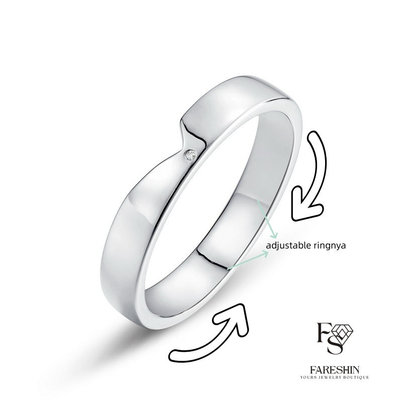 Round Cut Moissanite Heart Ring — 0.5ct, D-color, VVS1, 18K Gold Vermeil