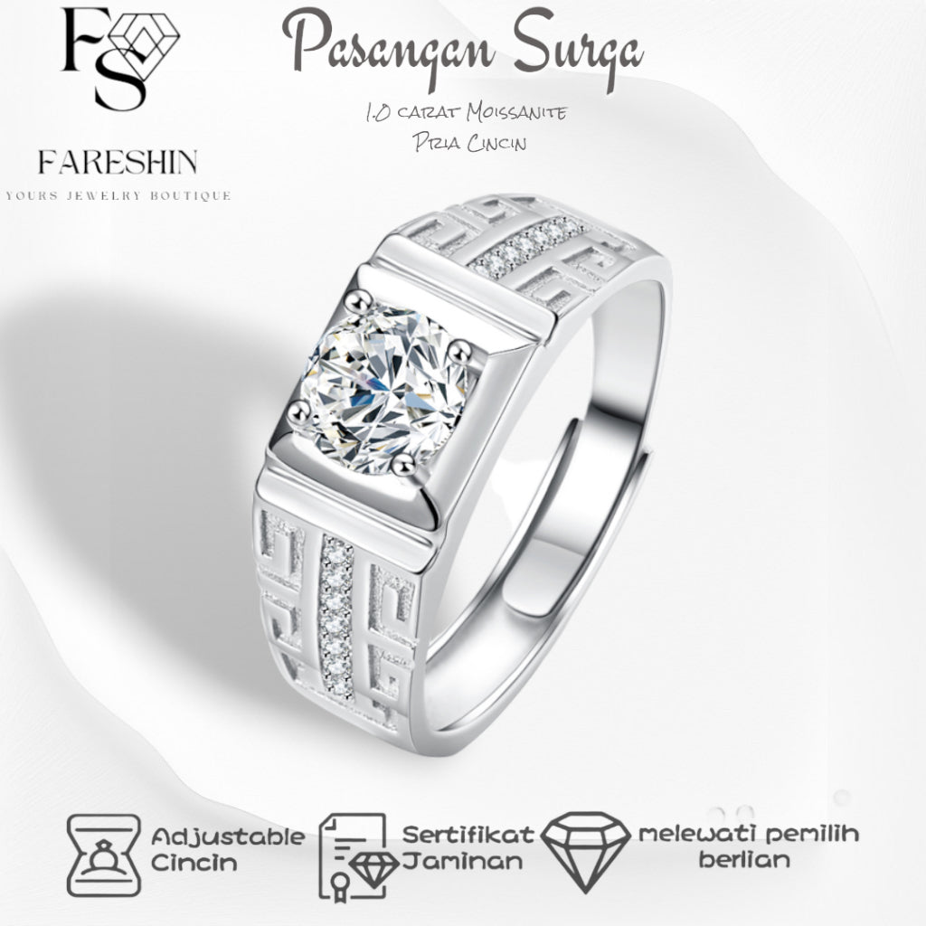 Round Cut Moissanite Classic Ring — 0.5ct, D-color, VVS1, 18K Gold Vermeil