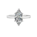 Round Cut Moissanite Classic Necklace — 0.5ct, D-color, VVS1, 925 Sterling Silver