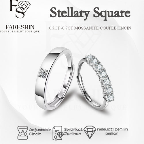 Fareshin Round Cut Classic - , D Color, Vvs1, Moissanite Ring - 0.5ct / 18K Gold Vermeil - main product view | FARESHIN