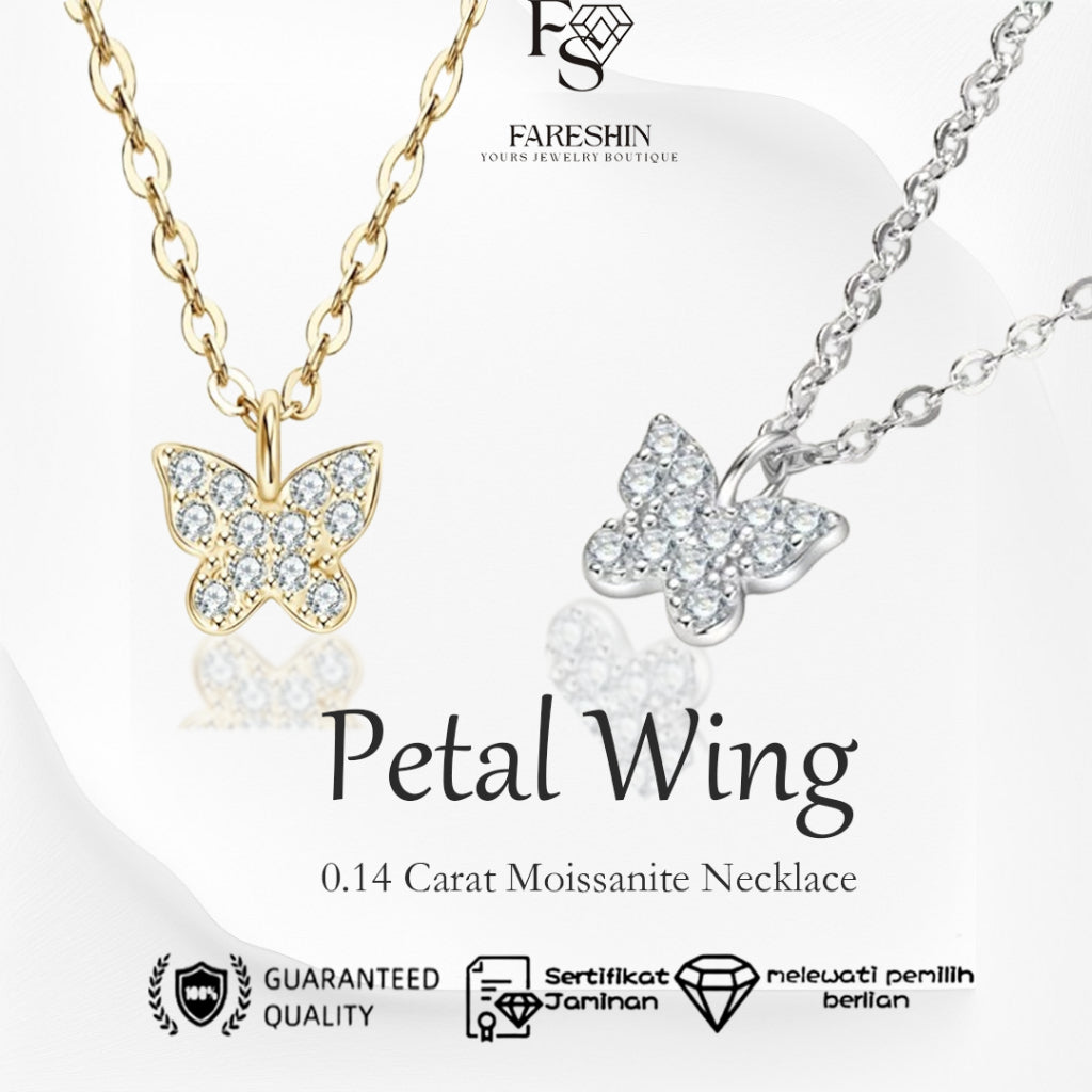 Round Cut Moissanite Classic Necklace — 0.5ct, D-color, VVS1, 925 Sterling Silver