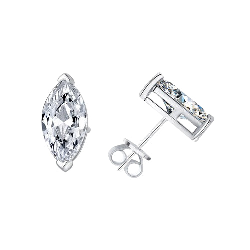 Round Cut Moissanite Classic Necklace — 0.5ct, D-color, VVS1, 925 Sterling Silver