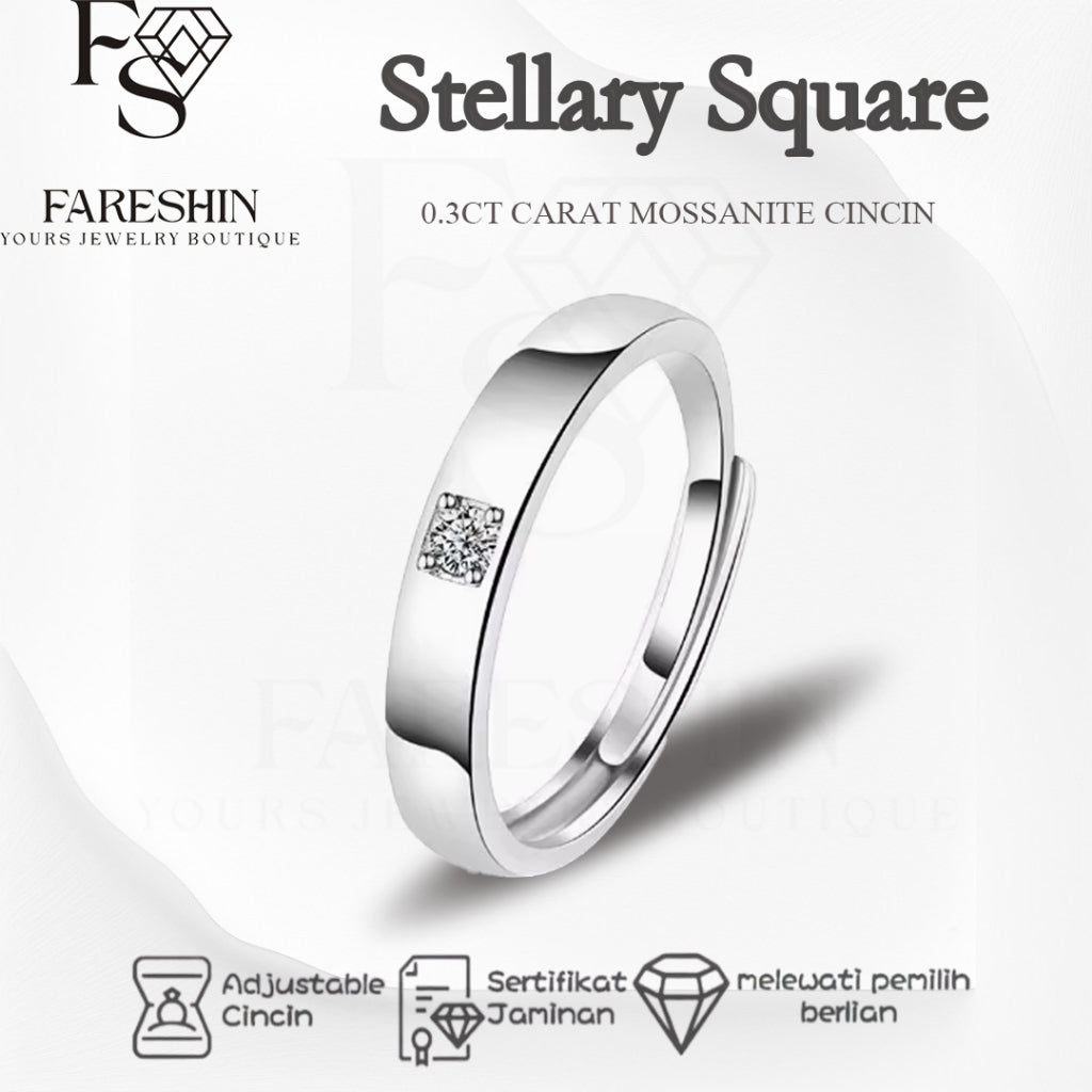 Round Cut Moissanite Classic Ring — 0.3ct, D-color, VVS1, 18K Gold Vermeil