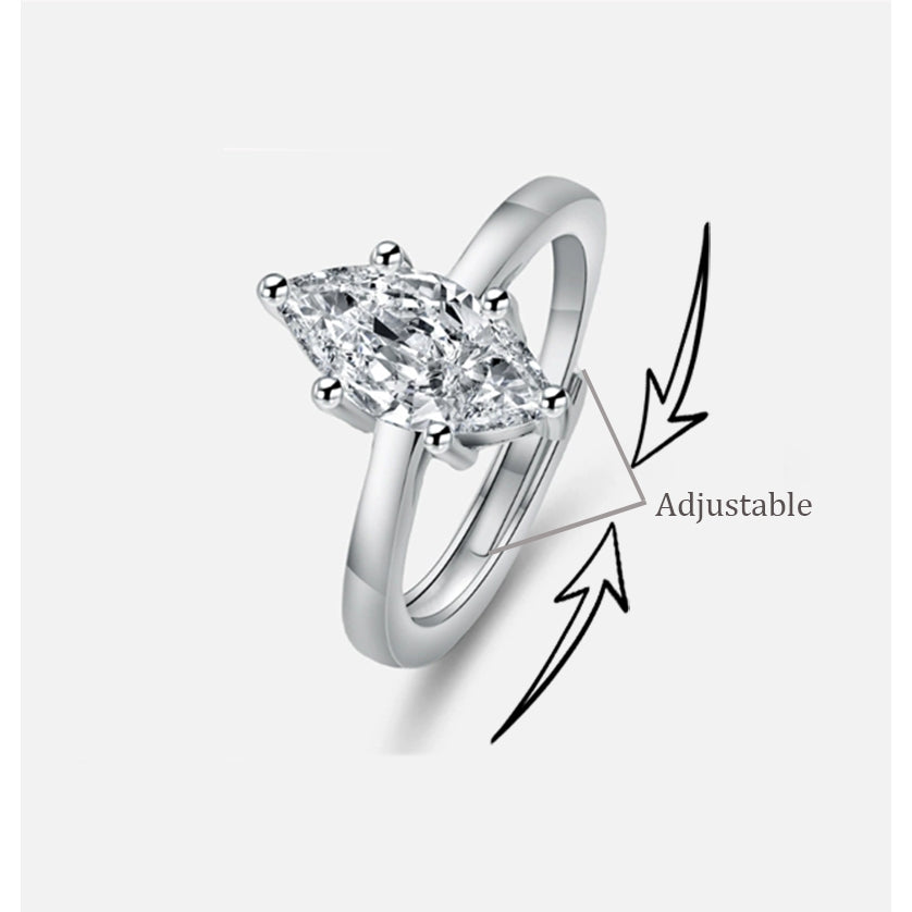Round Cut Moissanite Classic Ring — 0.5ct, D-color, VVS1, 18K Gold Vermeil