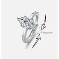 Round Cut Moissanite Classic Ring — 0.5ct, D-color, VVS1, 18K Gold Vermeil