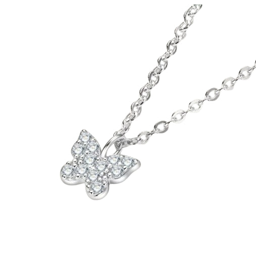 Round Cut Moissanite Classic Necklace — 0.5ct, D-color, VVS1, 925 Sterling Silver
