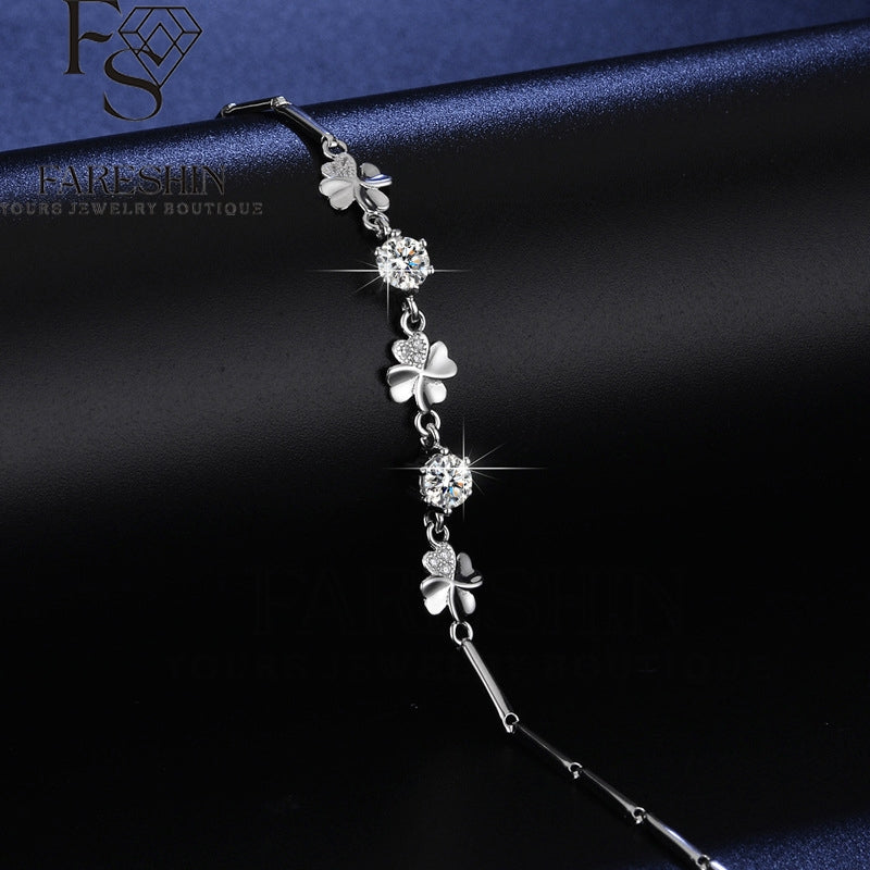 Round Cut Moissanite Classic Bracelet — 0.5ct, D-color, VVS1, 925 Sterling Silver