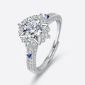 Round Cut Moissanite Classic Ring — 0.5ct, D-color, VVS1, 18K Gold Vermeil