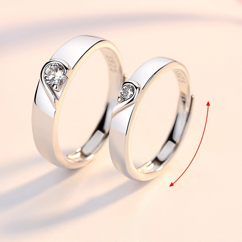 Round Cut Moissanite Sparkle Ring — 0.5ct, D-color, VVS1, 18K Gold Vermeil