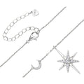 Round Cut Moissanite Classic Necklace — 0.28ct, D-color, VVS1, 925 Sterling Silver