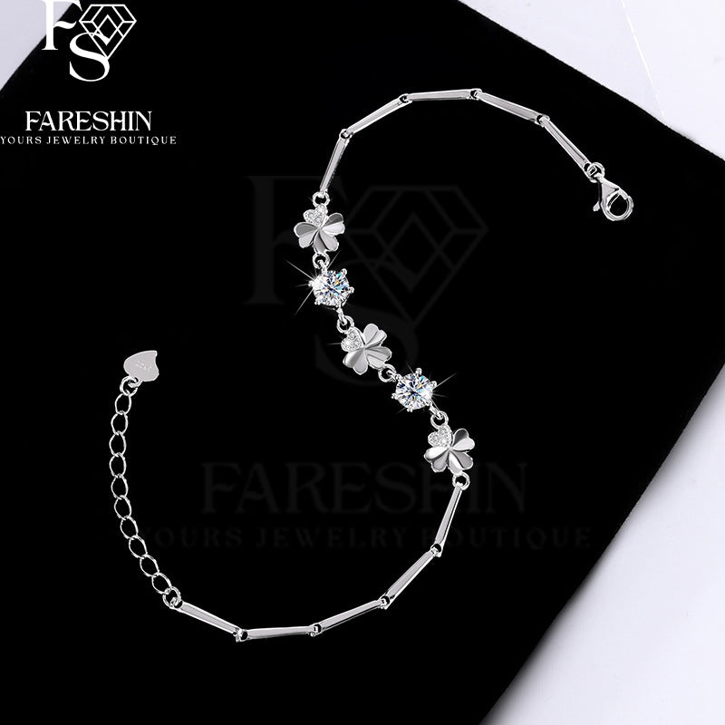 Round Cut Moissanite Classic Bracelet — 0.5ct, D-color, VVS1, 925 Sterling Silver