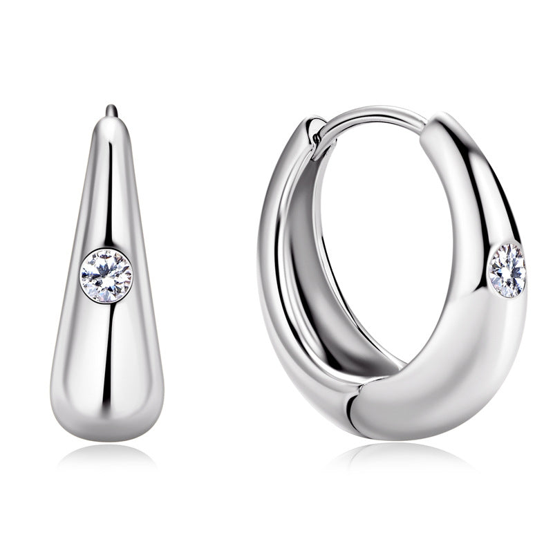 Round Cut Moissanite Classic Ring — 0.5ct, D-color, VVS1, 925 Sterling Silver