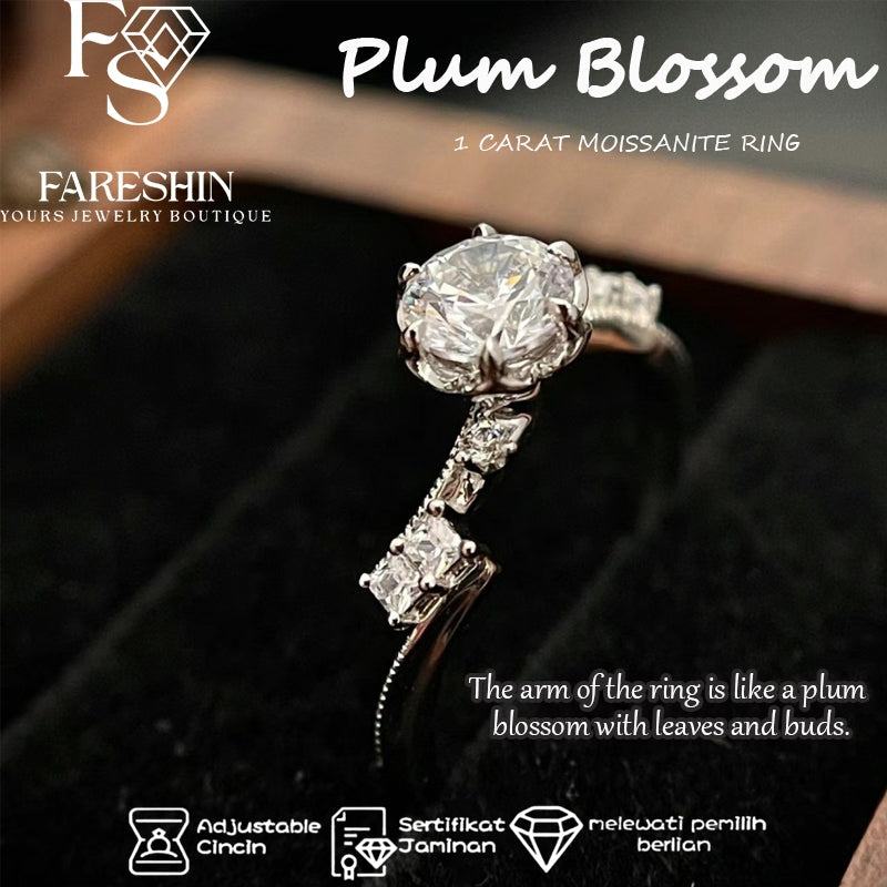 Round Cut Moissanite Classic Ring — 1.0ct, D-color, VVS1, 18K Gold Vermeil