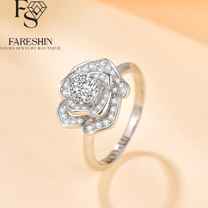 Round Cut Moissanite Classic Ring — 0.5ct, D-color, VVS1, 18K Gold Vermeil