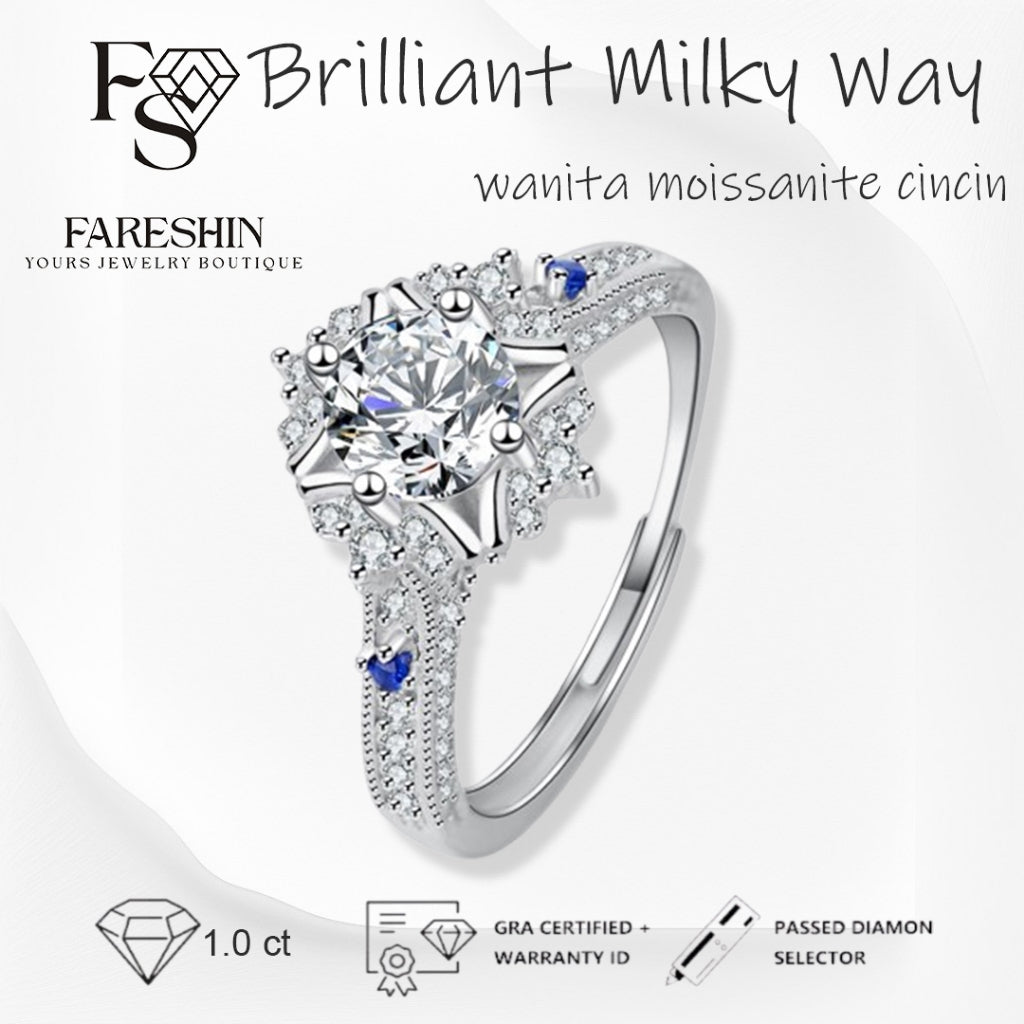 Round Cut Moissanite Classic Ring — 0.5ct, D-color, VVS1, 18K Gold Vermeil