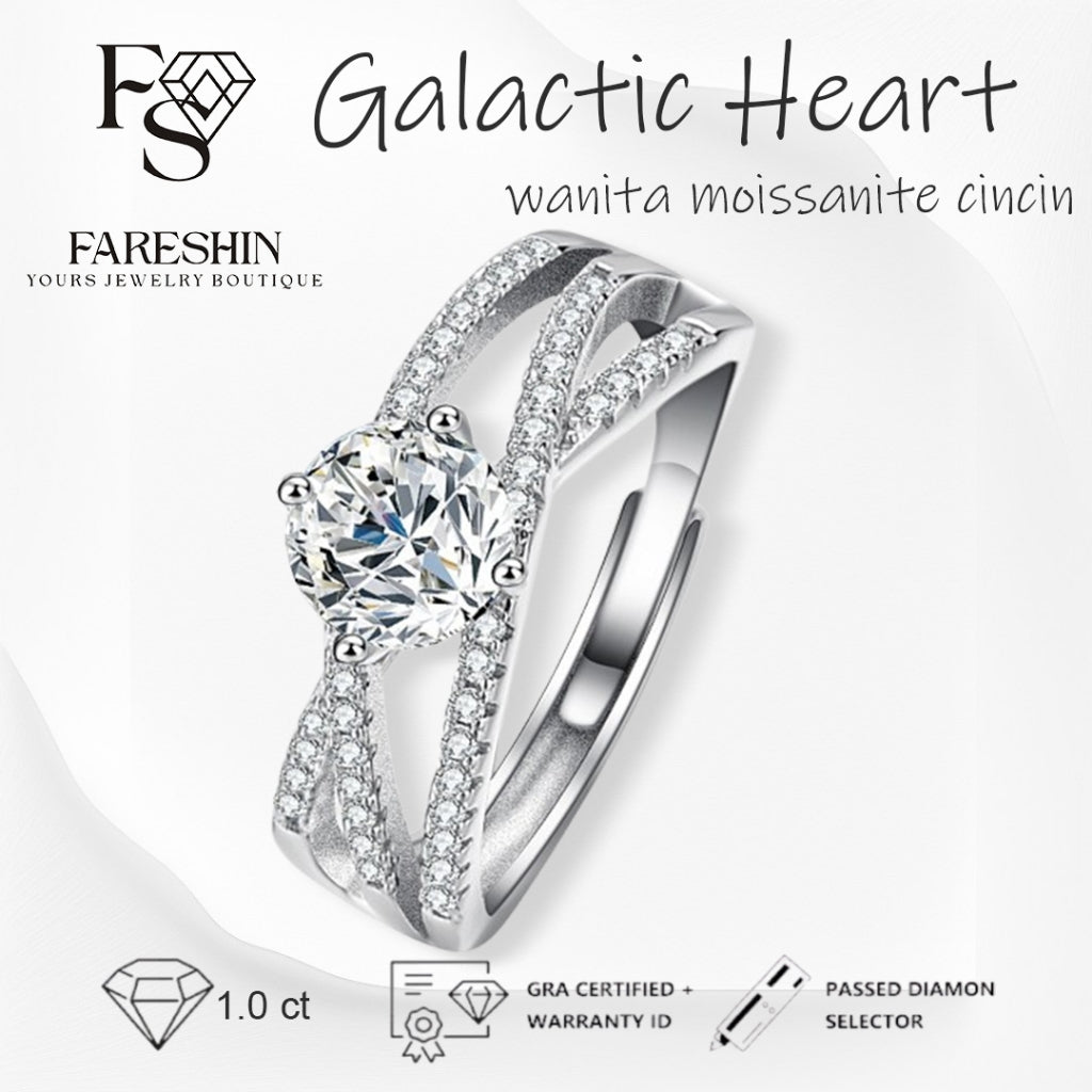 Round Cut Moissanite Classic Ring — 0.5ct, D-color, VVS1, 18K Gold Vermeil