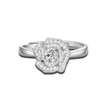 Round Cut Moissanite Classic Ring — 0.5ct, D-color, VVS1, 18K Gold Vermeil