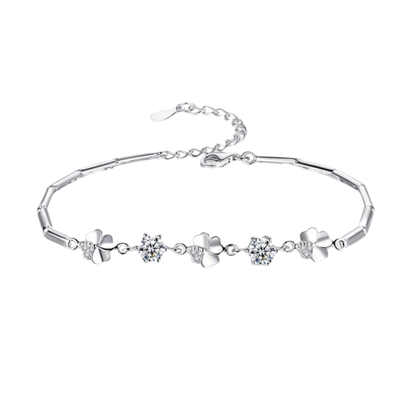 Round Cut Moissanite Classic Bracelet — 0.5ct, D-color, VVS1, 925 Sterling Silver