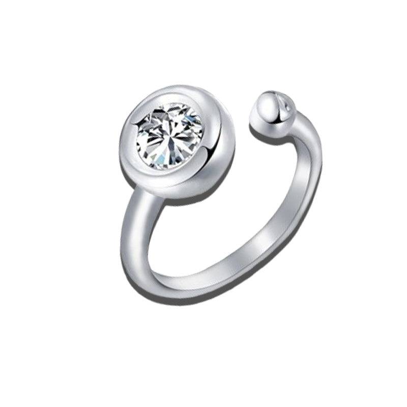 Round Cut Moissanite Classic Ring — 1.0ct, D-color, VVS1, 18K Gold Vermeil