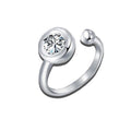 Round Cut Moissanite Classic Ring — 1.0ct, D-color, VVS1, 18K Gold Vermeil