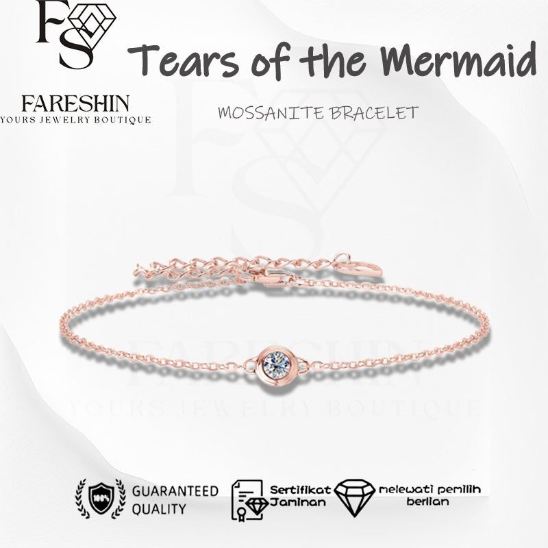 Round Cut Moissanite Classic Bracelet — 0.5ct, D-color, VVS1, 925 Sterling Silver