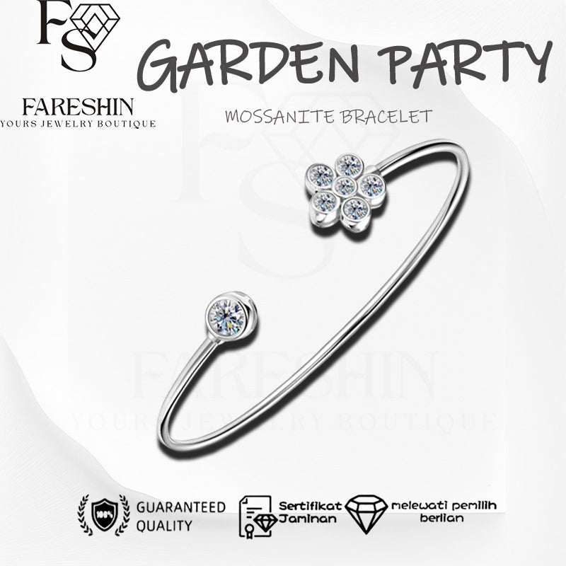 Round Cut Moissanite Classic Bracelet — 1.06ct, D-color, VVS1, 925 Sterling Silver