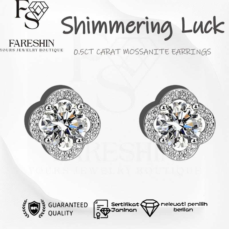 Round Cut Moissanite Classic Ring — 0.5ct, D-color, VVS1, 925 Sterling Silver