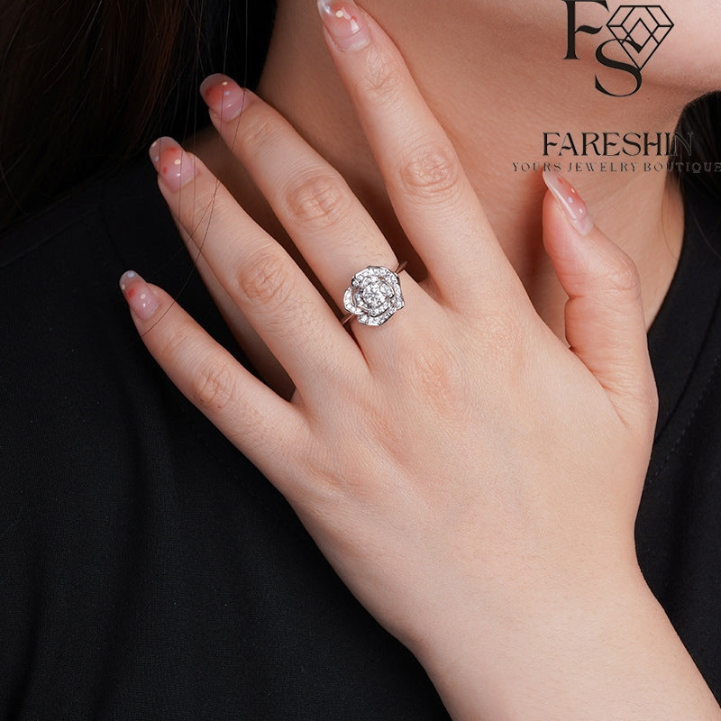 Round Cut Moissanite Classic Ring — 0.5ct, D-color, VVS1, 18K Gold Vermeil