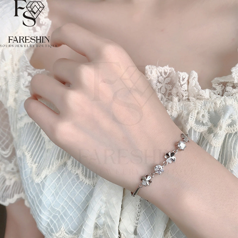 Round Cut Moissanite Classic Bracelet — 0.5ct, D-color, VVS1, 925 Sterling Silver