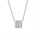 Round Cut Moissanite Classic Necklace — 0.5ct, D-color, VVS1, 925 Sterling Silver