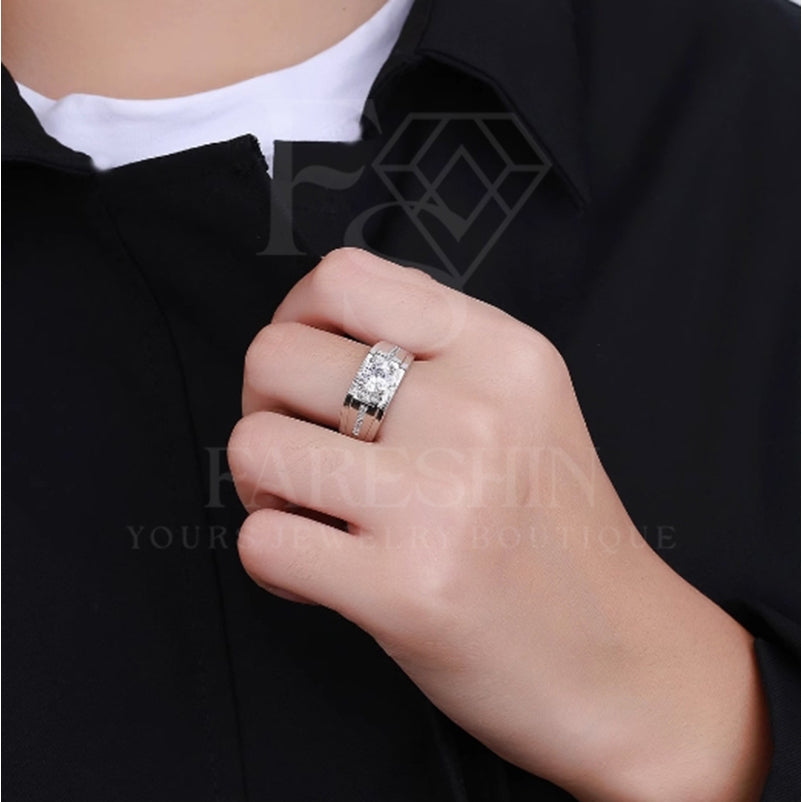 Round Cut Moissanite Classic Ring — 0.5ct, D-color, VVS1, 18K Gold Vermeil