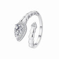 Round Cut Moissanite Sparkle Ring — 1.0ct, D-color, VVS1, 18K Gold Vermeil